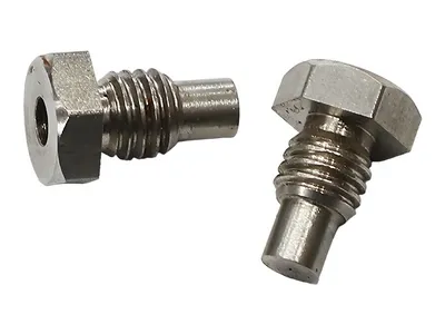 Lathe-machined components
