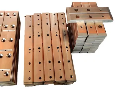 Copper backing plates